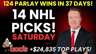 CROY'S RINK REPORT: 14 NHL PICKS SATURDAY, Best NHL Bets Today! NHL Picks \u0026 Predictions 01/18/25