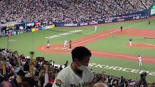 現地veiwオリ吉田正尚の勝ち越しホームラン【日本S2022第5戦】