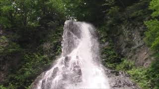 【旅エイター】滝100選の旅『くろくまの滝・ビデオ映像』　青森県鰺ヶ沢町・一人旅