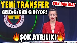 Son Dakika! F.Bahçe'nin Yeni Transferi Geldiği Gibi Gidiyor! ŞOK AYRILIK! İşte Yeni Takımı!