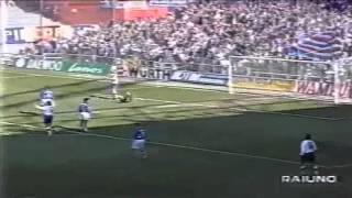 Serie A 1997-1998, day 27 Sampdoria - Bologna 2-3 (Montella, Veron, 3 K.Andersson)