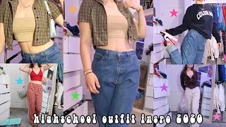 first week of school outfit inspo + back to school clothing haul (depop/thrifted