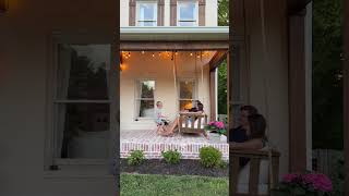 First Memorial Day with a front porch 🇺🇸🙏 #homeexterior #homerenovation