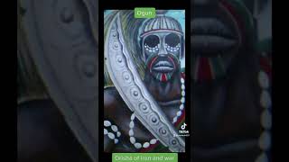 Ogun Orisha of war and Iron #orishas #santería #ogun