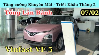 ✅Vinfast VF5 Tăng Cường Khuyến Mại Tháng 2 | Giá lăn bánh ưu đãi của VF5 Plus mới | Bốn Bánh