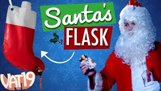 Santa's Stocking Flask