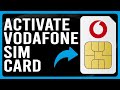 How To Activate Vodafone SIM Card (How To Set Up And Use Vodafone SIM Card)