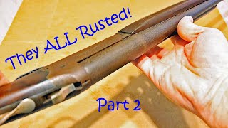 PART 2: They ALL Rusted! Safari Charlie for rust removal on a Stevens .410 Single Shot