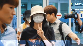 190916 TWICE(트와이스) 사나 모모 (SANA \u0026 MOMO)  인천공항 입국 4K fancam