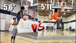 5'6" Anthony Height + 5'11" Tyler Currie Dunk Session