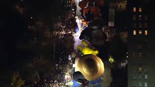 Macy's Parade balloon inflation