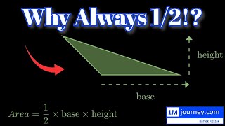 Why every triangle has an Area of 1/2 Base x Height?