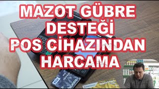 Mazot Gübre Desteği Pos Cihazından Nasıl Çekilir?