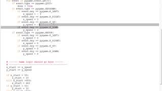 Pygame 07 - Keyboard Controller