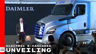 Electric Daimler eCascadia Truck Unveiling