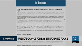 Public's chance for say in police reform