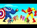 Evolution of CAPTAIN AMERICA Vs Evolution of IRON-MAN : Who Will Win?| SUPER HEROES MOVIE ANIMATION