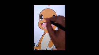 🔥How To Draw Pokemon | Charmander #shorts #shortsfeed #youtube #art