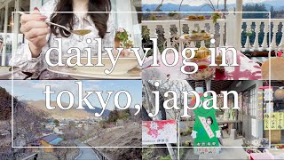 scenic afternoon tea by the tamagawa river | daily life in tokyo