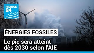 Énergies fossiles: le pic sera atteint dès 2030 selon l'Agence Internationale de l'Énergie