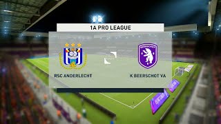 Anderlecht vs Beerschot | Belgian Pro League (27/12/2020) | Fifa 21