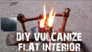 HOW TO VULCANIZE MOTORCYCLE FLAT TIRE. Paano Mag Vulcanize Ng Flat na interior.