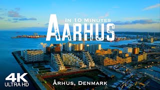 AARHUS 🇩🇰 Århus Drone Aerial 4K | Isbjerget Jutland | Dansk Denmark Danmark