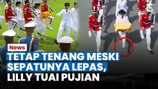 SALUT! Pembawa Baki di Istana Negara Lilly Tetap Tenang meski Sepatu Lepas, Warganet Ramai Memuji