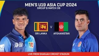 ASIA CUP U19 2024ll SriLanka vs Afghanistan U19ll Full Match Highlights ll2024 Asia Cup