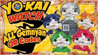 Yo-Kai Watch - ALL 5 Gemnyan / Jewelnyan QR Codes for U.S. and EU! [Tips & Tricks]