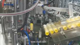 VK-TFS-009UDC Automatic Dual Chamber Tube Filling And Sealing Machine