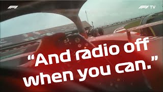 Leclerc accidentally leaves the radio on. Again.