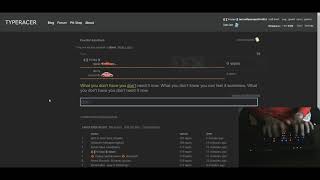 TypeRacer - typing fast again