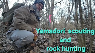 yamadori scouting and rock hunting.