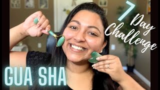 TRYING GUA SHA 7 DAY CHALLENGE | SMITHY SONY