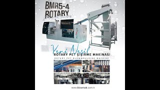 BLOWMAK BMR5-4  ROTARY PET BLOWMOLDING MACHINE LINE