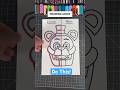 Do THIS To Create Glitch Artwork ! 😍 #art #drawing #shorts