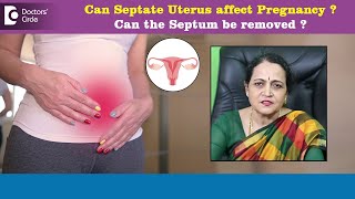 Can Septum or wall in Uterus affect Pregnancy?Can Septum be removed?-Dr.HS Chandrika|Doctors' Circle