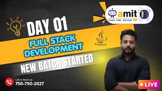 Full Stack Java Day 01 | Live Demo Session | For Freshers and experience
