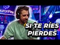 Auronplay haciendo si te ríes pierdes