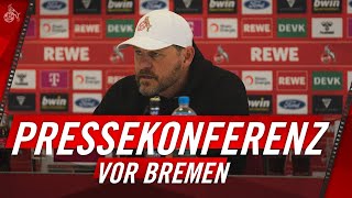 LIVE: Pressekonferenz mit Steffen BAUMGART vor Bremen | 1. FC Köln | Bundesliga