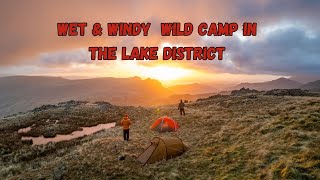 Wet and Windy Wild Camp in The Lake District | Hilleberg Nallo 2