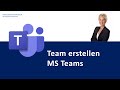 Team erstellen MS Teams | Microsoft E-Learning Microsoft Teams auf Deutsch