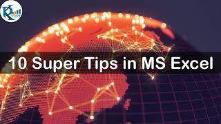 10 Super Tips in Microsoft Excel