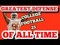 BEST DEFENSIVE SCHEME IN COLLEGE FOOTBALL 25 PLUS DOUBLE EDGE 3 MAN BLITZ! CRAZY AMOUNTS OF PICKS!