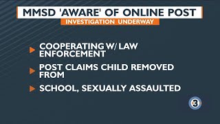 MMSD 'aware' of online post