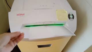 HOW TO USE INTIMUS 50 CC3 DOCUMENT SHREDDER