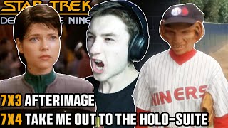 STAR TREK DS9 7X3/7X4 Afterimage + Take Me Out to the Holo-Suite REACTION!!