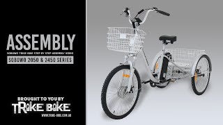 Sobowo 2050, 2450 and 2650 Trike Bike Assembly | Trike Bike Australia | Best Electric Tricycles