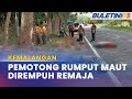 KEMALANGAN | Remaja Pandu MPV, Rempuh Pekerja Pemotong Rumput